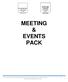 MEETING & EVENTS PACK