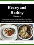 Hearty and Healthy Volume 1