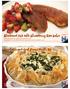 Blackened Fish with Strawberry Kiwi Salsa. Vegetable and Goat Cheese Phyllo Pie