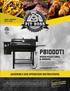 PB1000T1 ASSEMBLY AND OPERATION INSTRUCTIONS WOOD PELLET GRILL & SMOKER MODEL : PB1000T1 PART : 72755