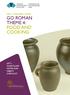 PART 2 TEACHERS NOTES GO ROMAN THEME 4: FOOD AND COOKING LET S INVESTIGATE NOTES AND OBJECT CHECKLIST