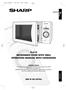 MICROWAVE OVEN WITH GRILL OPERATION MANUAL WITH COOKBOOK