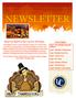 NEWSLETTER. Staying Healthy During the Holidays. The University Club Fitness Center FEATURES N O V E M B E R