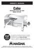 OWNER S MANUAL. Cabo. Adventurer Series Gas Grill Model A10-703