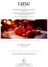 Stellar cuisine and warm, intuitive service is the hallmark of Luxe Catering services. LUXE CHRISTMAS MENU. A French Christmas