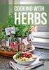 Table of Contents. 1. Introduction. 2. Culinary Herbs. 3. Techniques. 4. Recipes. Aromatic Starters & Soups: Scrumptious Fish: