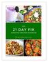 21 Day Fix-Approved Cookbook