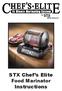 STX Chef s Elite Food Marinator Instructions