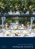 ROYAL BOTANIC GARDENS MARQUEE EVENTS