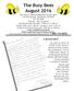 The Busy Bees August 2016