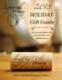 HOLIDAY Gift Guide. Showcasing the best wine & gifts for the 2018 holiday season.