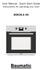 User Manual - Quick Start Quide Instructions for operating your oven BO636.6 SS