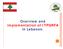 Overview and mp ementati tion f o ITPGRFA f ITPGRFA in Lebanon.