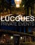 LUCQUES PRIVATE EVENTS