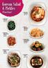 Korean Salad & Pickles