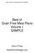 Best of Grain Free Meal Plans Volume 1 SAMPLE