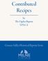 Contributed Recipes. by The Ogden Baptist Y.P.S.C.E. Genesee Valley Historical Reprint Series