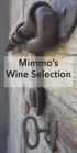 Mimmo s Wine Selection
