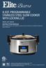IMPORTANT SAFEGUARDS 2 PARTS & FEATURES 3 BEFORE USING YOUR SLOW COOKER 4 OPERATING INSTRUCTIONS 5 TIPS FOR SLOW COOKING 6-7 CARE & CLEANING 8