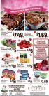 N VA L E G N I T A D S E 2/$ Strawberries 1 lb pkg. Minute Maid Premium Orange Juice 59 oz ctn, Selected Varieties