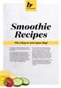 Smoothie Recipes The whey to start your day!