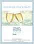 SHOWER PACKAGES. Four Points by Sheraton Norwood Boston Providence Turnpike Norwood MA