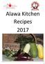 Alawa Kitchen Recipes 2017
