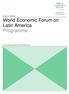 World Economic Forum on Latin America Programme