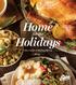 Home. Holidays. for the. Your Guide to Making Merry