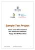 Sample Test Project. District / Zonal Skill Competitions. Skill- Patisserie and Confectionary. Category: Social & Personal Services