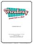 CATERING MENU Broadway St, Baraboo, WI (608) Broadway Diner Catering 2016 (608)
