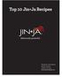 Top 10 Jin+Ja Recipes