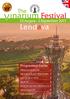 Lendava. Programme Guide. Pre-festival events and culinary street 2. Panel of experts on the topic of CULTURE and TOURISM 3