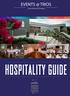 TRIOS Functions & Events HOSPITALITY GUIDE