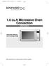 1.0 cu.ft Microwave Oven Convection