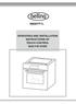 IB608FPYL OPERATING AND INSTALLATION INSTRUCTIONS OF TOUCH CONTROL BUILT-IN OVEN
