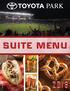 WELCOME. On behalf of The Village of Bridgeview and The Chicago Fire Soccer Club, Sodexo would like to welcome you to the 2016 season at Toyota Park!