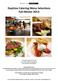 Daytime Catering Menu Selections Fall-Winter 2014