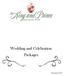 Wedding and Celebration Packages