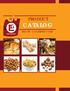 PRODUCT CATALOG EXOTIC GOURMET CORP.