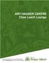 ART HAUSER CENTRE Ches Leach Lounge