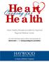 Heart Health. Heart Healthy Recipes provided by Haywood Regional Medical Center.