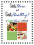 CookHere. CookHealthy! and. cookbook