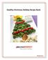 Healthy Christmas Holiday Recipe Book