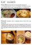 Nishishinjuku Open hour 11:00~15:00 17:00~22:00(Weekday) ~20:00(Weekend, bank holidays) Special Miso Soup only on Wednesday!!