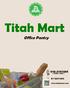 Titah Mart. Office Pantry ( Order Link )
