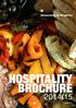 HOSPITALITY BROCHURE 2014/15. Hospitality Services