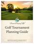 Golf Tournament Planning Guide