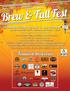 WELCOME BEER & TICKETS SCHEDULE OF EVENTS PLEASE DRINK RESPONSIBLY