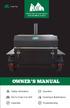 Trailer Rig OWNER S MANUAL. Operation. Safety Information. Cleaning & Maintenance. Get to Know Your Grill. Assembly.